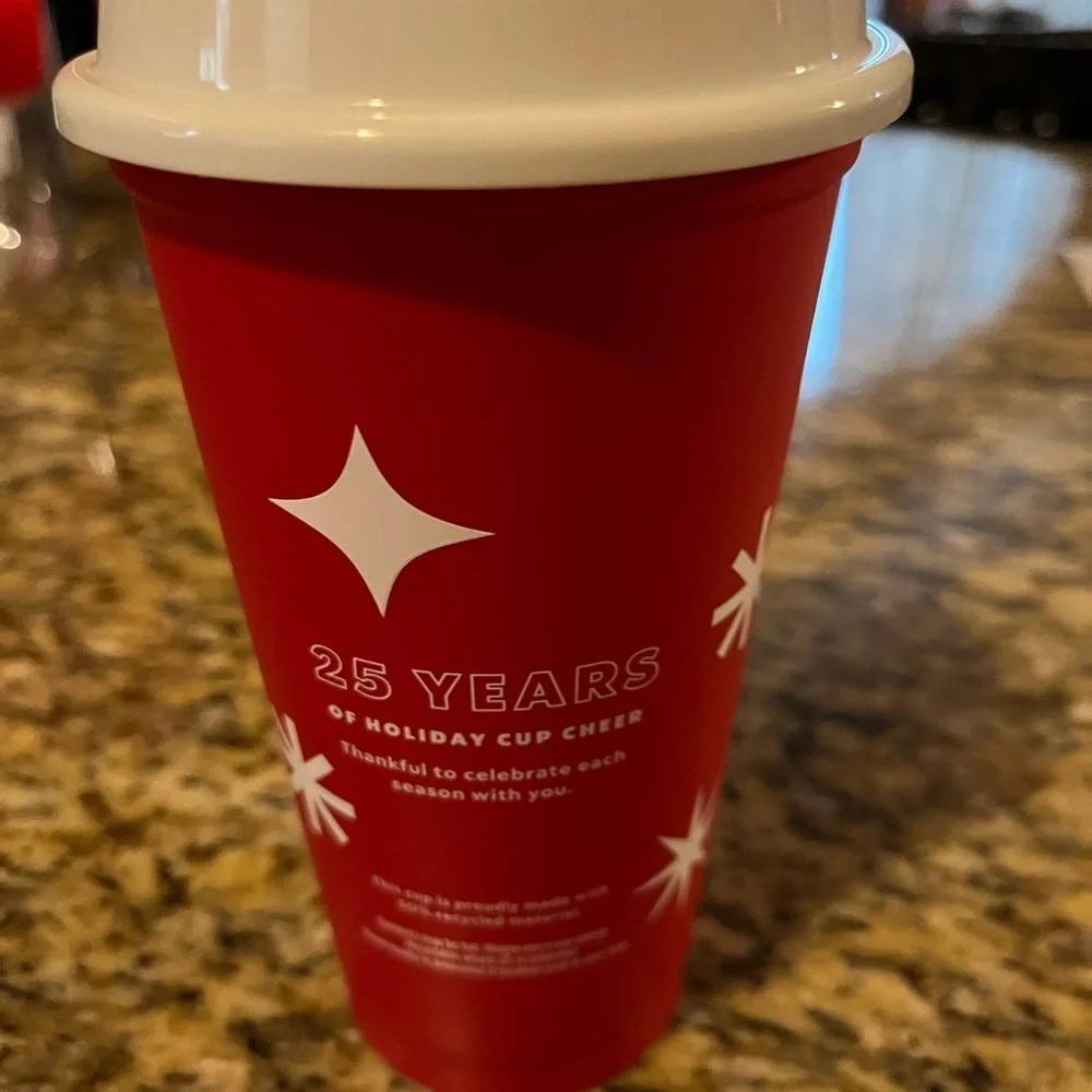 Starbucks 2022 Limited Edition 50 Years Reusable Coffee Cup with Lid